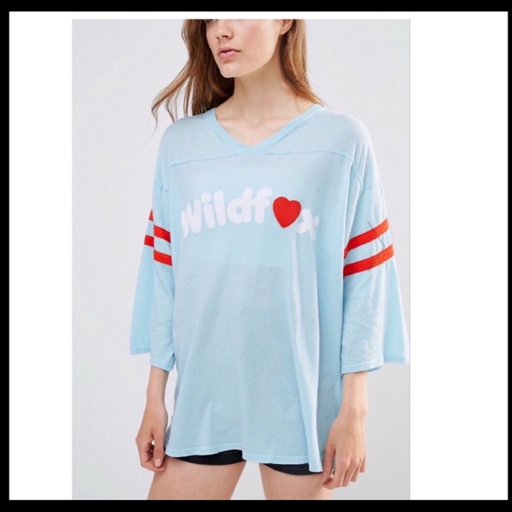 Wildfox Heart Logo Oversized Tee - Picture 6 of 16